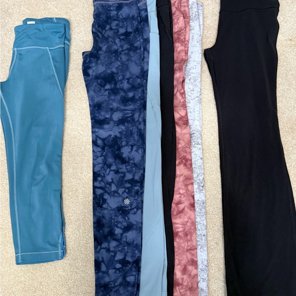 Athleta Girl Leggings sz 12 bundle
